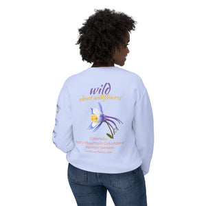 Sweatshirt Wild Colorado Rocky Mountain Columbine Crewneck