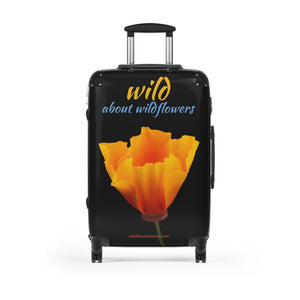 Suitcase - California Poppy - Black