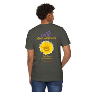 Tidy Tips Wildflower Stack - Unisex Recycled Organic T-Shirt