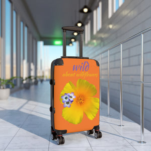 Suitcase - California Poppy & Gilia - Light Orange