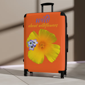 Suitcase - California Poppy & Gilia - Orange