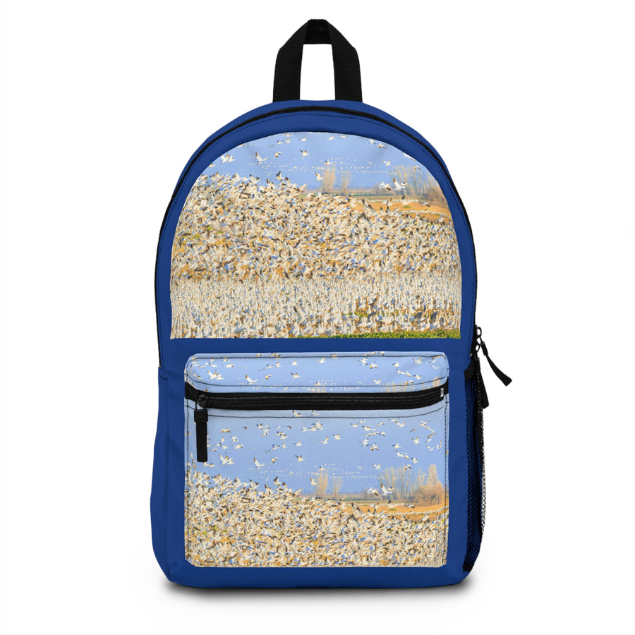 Nature Backpack - Ross Geese - Dark Blue