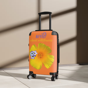 Suitcase - California Poppy & Gilia - Light Orange