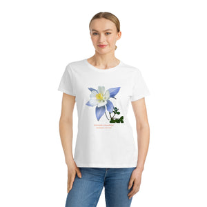 Organic Cotton Wildflower T-Shirt - Colorado Columbine