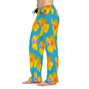 Women's Pajama Pants - California Poppy/Gilia