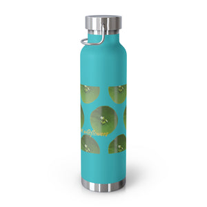 Miner's Lettuce Grid Copper Vacuum Insulated Bottle, 22oz