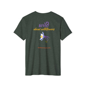 Rocky Mountain Columbine Wildflower Eco T-Shirt