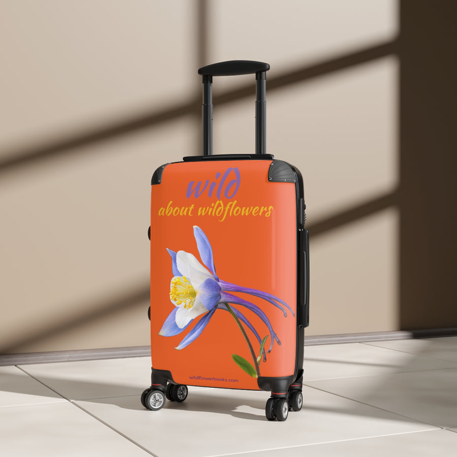 Suitcase - Colorado Columbine- Orange