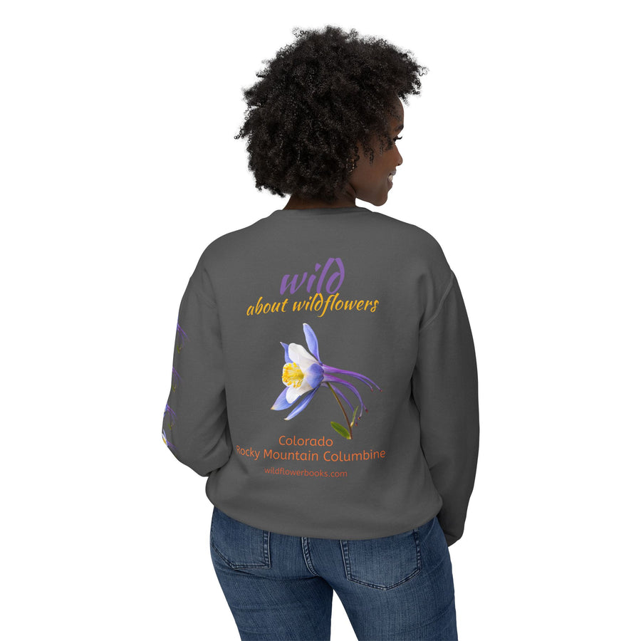 Sweatshirt Wild Colorado Rocky Mountain Columbine Crewneck