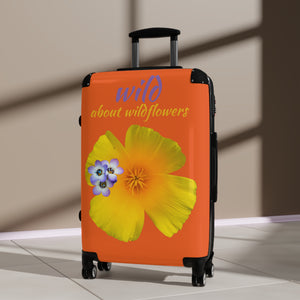 Suitcase - California Poppy & Gilia - Orange