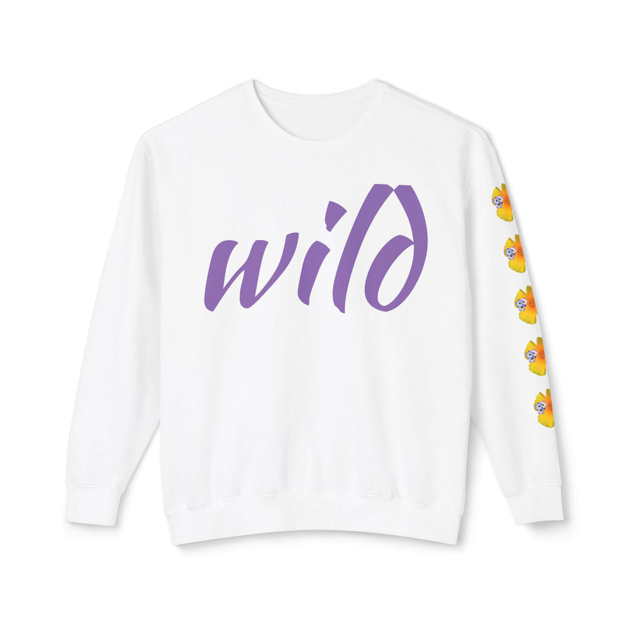 Sweatshirt - Wild Colorado Rocky Mountain Columbine + Poppies Unisex Crewneck