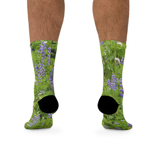 Hooray Marmot Eating Lupine Eco-friendly Socks