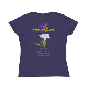 Organic Cotton Wildflower T-Shirt - Sacred Datura