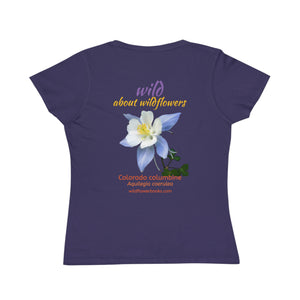 Organic Cotton Wildflower T-Shirt - Colorado Columbine