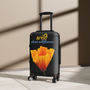 Suitcase - California Poppy - Black