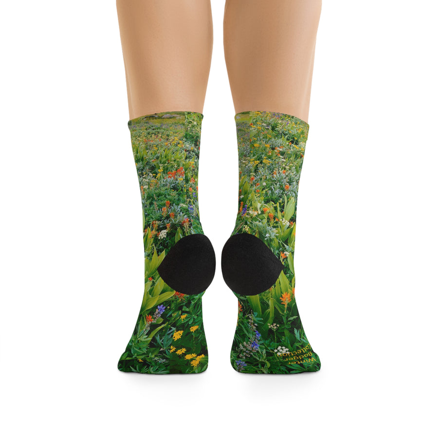 Mountain Wildflower Meadow Eco-friendly Socks