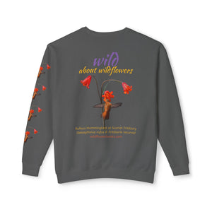 Sweatshirt - Rufous Hummingbird at Scarlet Fritillary Unisex Crewneck