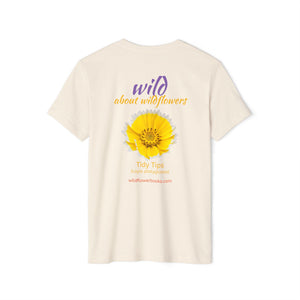 Tidy Tips Wildflower Stack - Unisex Recycled Organic T-Shirt