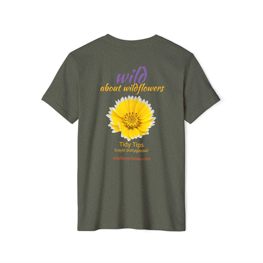 Tidy Tips Wildflower Stack - Unisex Recycled Organic T-Shirt