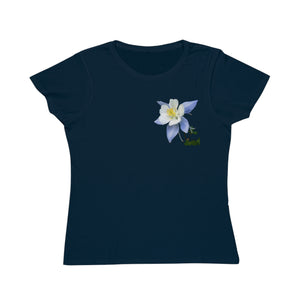 Organic Cotton Wildflower T-Shirt - Colorado Columbine