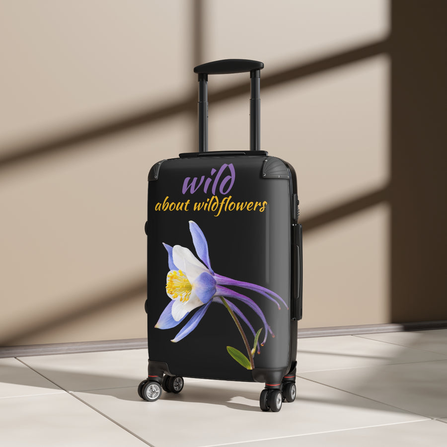 Suitcase - Colorado Columbine - Black