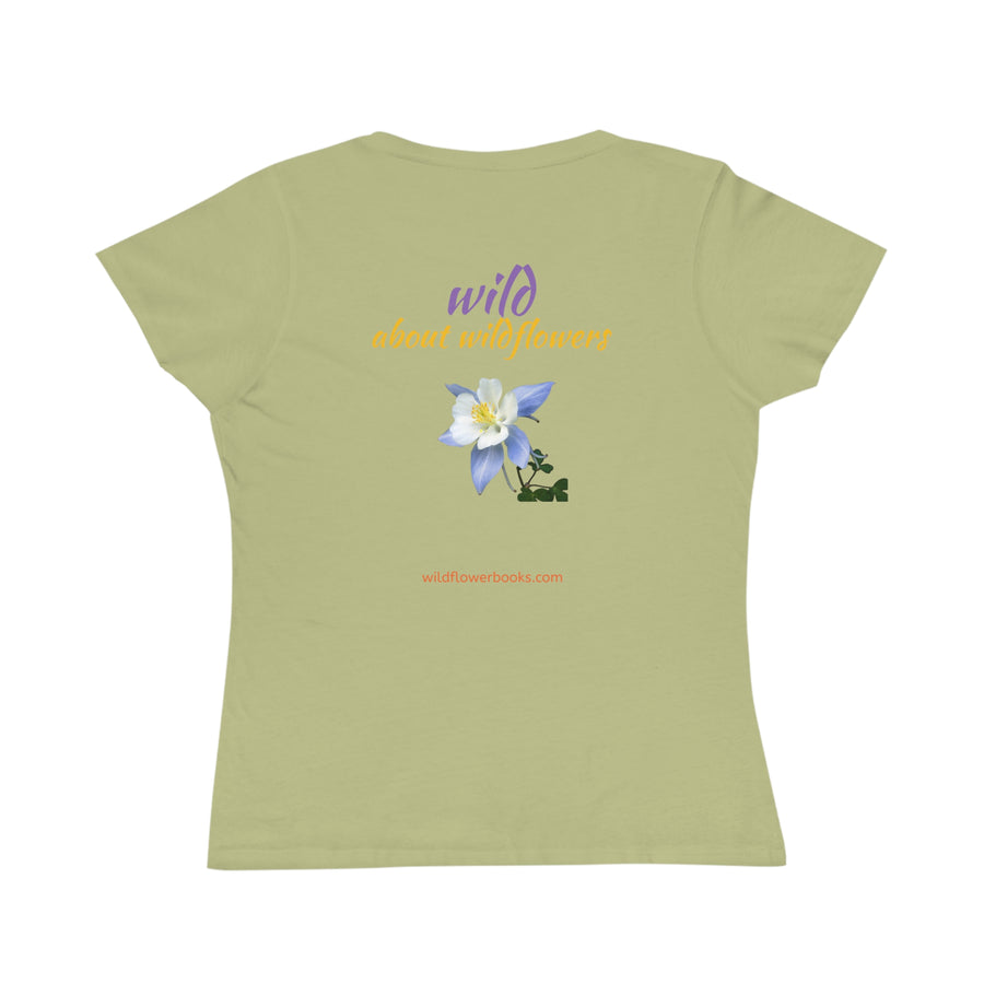 Organic Cotton Wildflower T-Shirt - Colorado Columbine