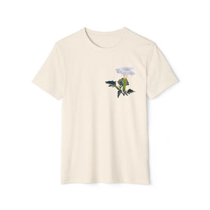 Sacred Datura Small Wildflower Unisex Recycled Organic T-Shirt