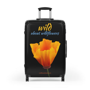 Suitcase - California Poppy - Black