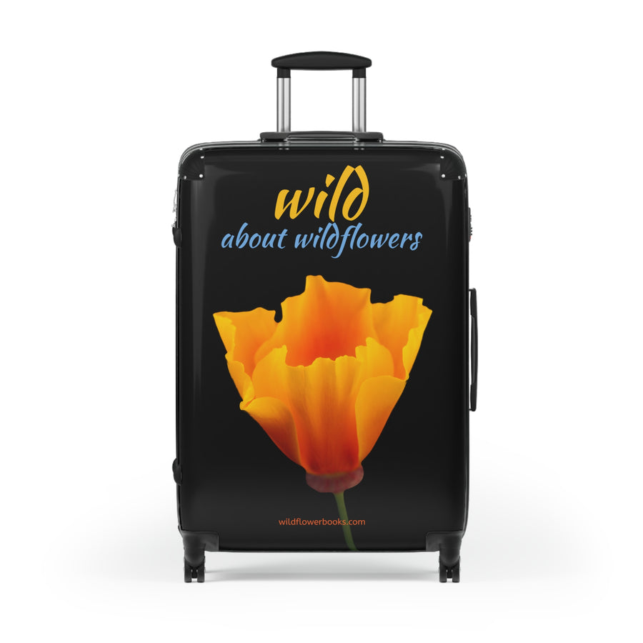 Suitcase - California Poppy - Black