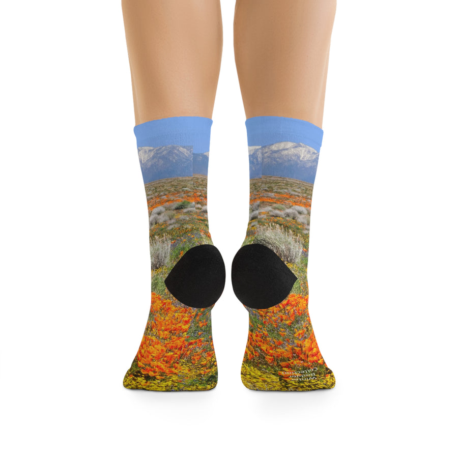 Antelope Valley California Poppy Reserve Eco-Friendly Socks