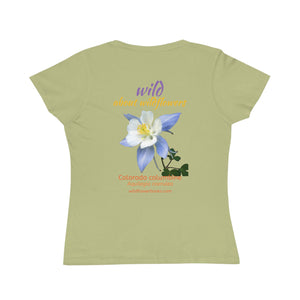 Organic Cotton Wildflower T-Shirt - Colorado Columbine