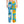 Load image into Gallery viewer, Wild Women&#39;s Pajama Pants - California Poppy &amp; Gilia/Colorado Columbine - Turquoise
