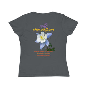 Organic Cotton Wildflower T-Shirt - Colorado Columbine