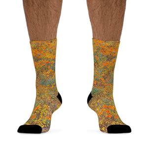 Antelope Valley Poppy Reserve Wildflowers Eco-friendly Socks