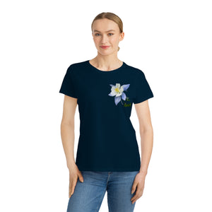 Organic Cotton Wildflower T-Shirt - Colorado Columbine