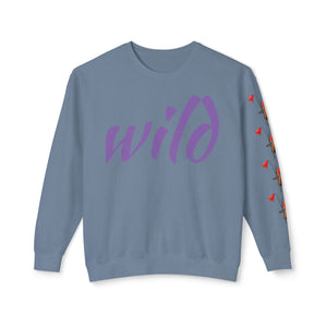 Sweatshirt Rufous Hummingbird at Scarlet Fritillary Unisex Crewneck