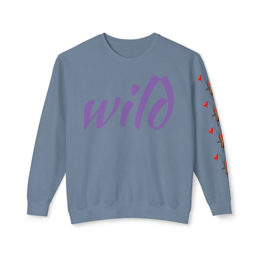 Sweatshirt Rufous Hummingbird at Scarlet Fritillary Unisex Crewneck