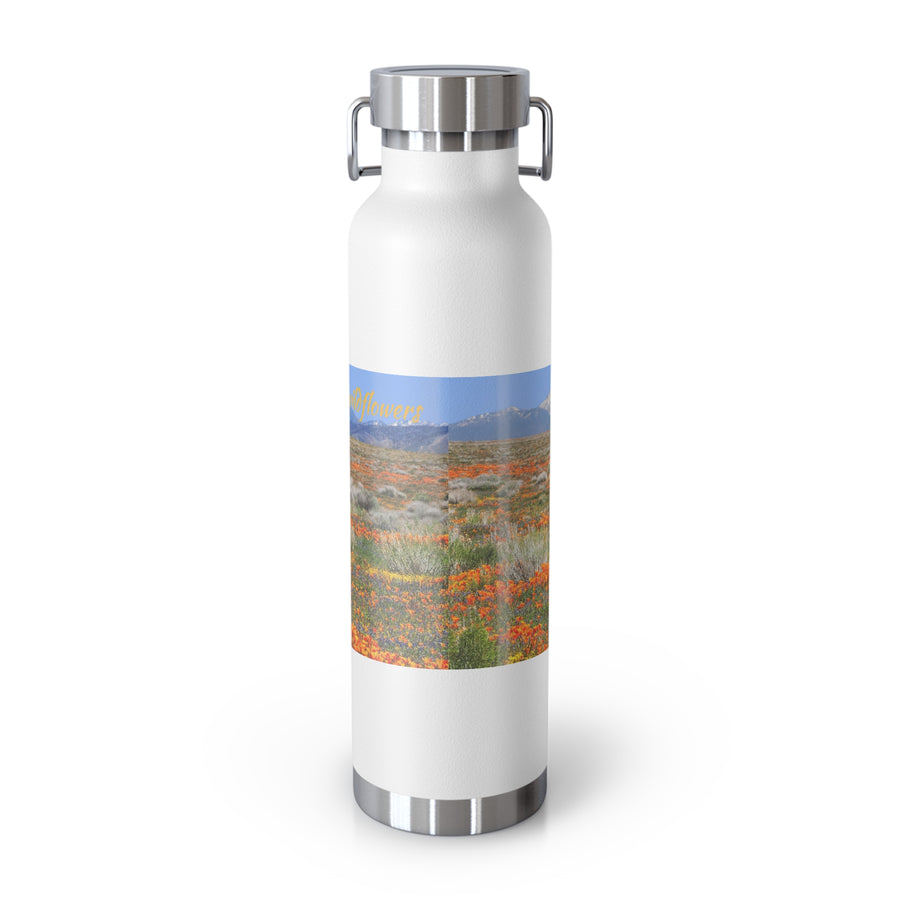 Antelope Valley Wildflowers Copper Vacuum Insulated Bottle, 22oz