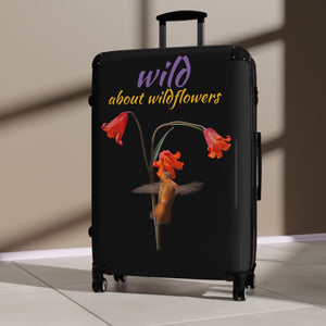 Suitcase - Rufous Hummingbird at Scarlet Fritillary - Black