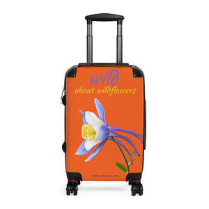 Suitcase - Colorado Columbine- Orange