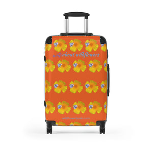 Suitcase - CA Poppies & Gilias Orange