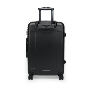 Suitcase - California Poppy & Gilia - Black