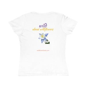 Organic Cotton Wildflower T-Shirt - Colorado Columbine