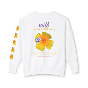 Sweatshirt - California Poppies Wildflower Crewneck