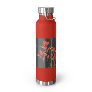 Franciscan Paintbrush Copper Vacuum Insulated Bottle, 22oz