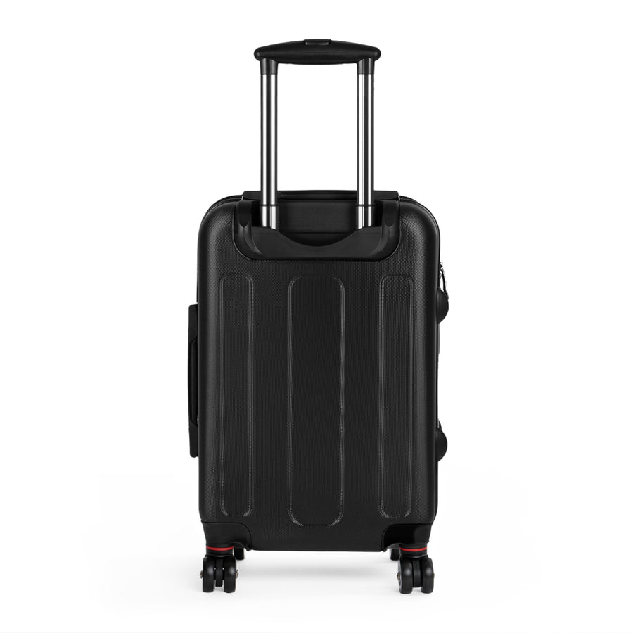 Suitcase - California Poppy & Gilia - Black