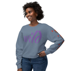 Sweatshirt Rufous Hummingbird at Scarlet Fritillary Unisex Crewneck