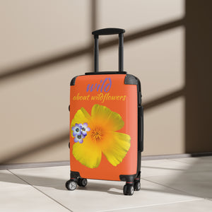 Suitcase - California Poppy & Gilia - Orange