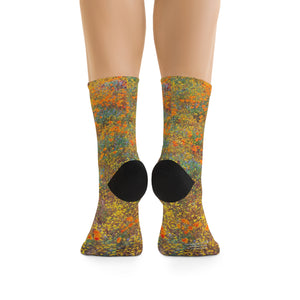 Antelope Valley Poppy Reserve Wildflowers Eco-friendly Socks