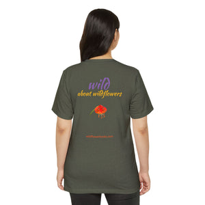 Leopard Lilies - Unisex Recycled Organic T-Shirt